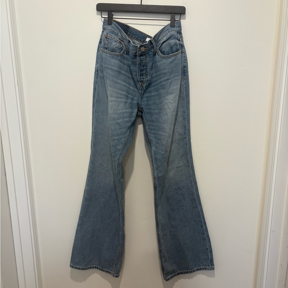 NWT re/done 70s mini flare denim pant